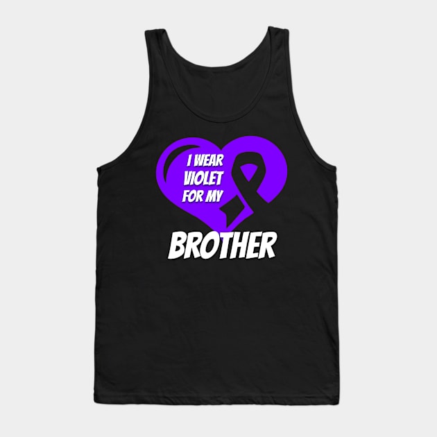 Hodgkins Lymphoma Brother Tank Top by mikevdv2001